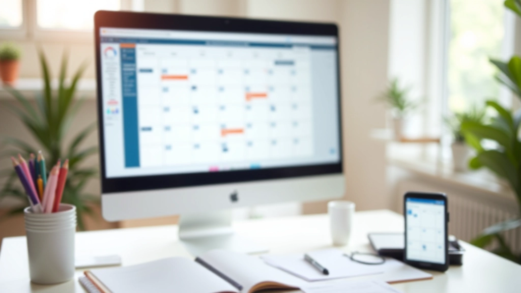 Calendrier de planification des réseaux sociaux avec posts programmés